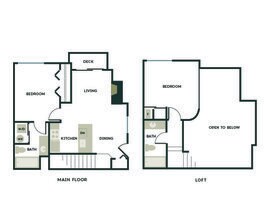 2 Bedroom, 2 Bath K204 floor plan